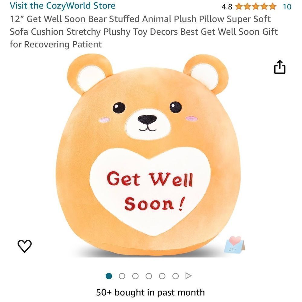 Get well soon stuffed animalNEW